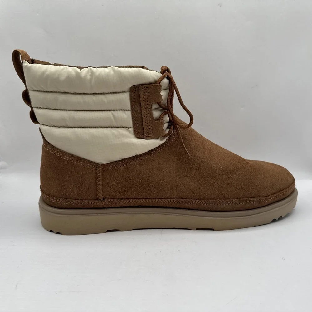 Men's 11 Brown UGG Classic Mini Lace-Up Weather Boot 1120849 Boots 3M Thinsulate